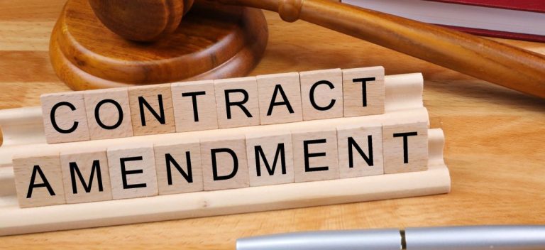 Amending Contracts: The Right Way to Make Changes