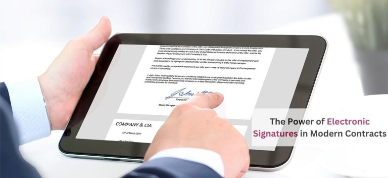 The Power of Electronic Signatures in Modern Contracts